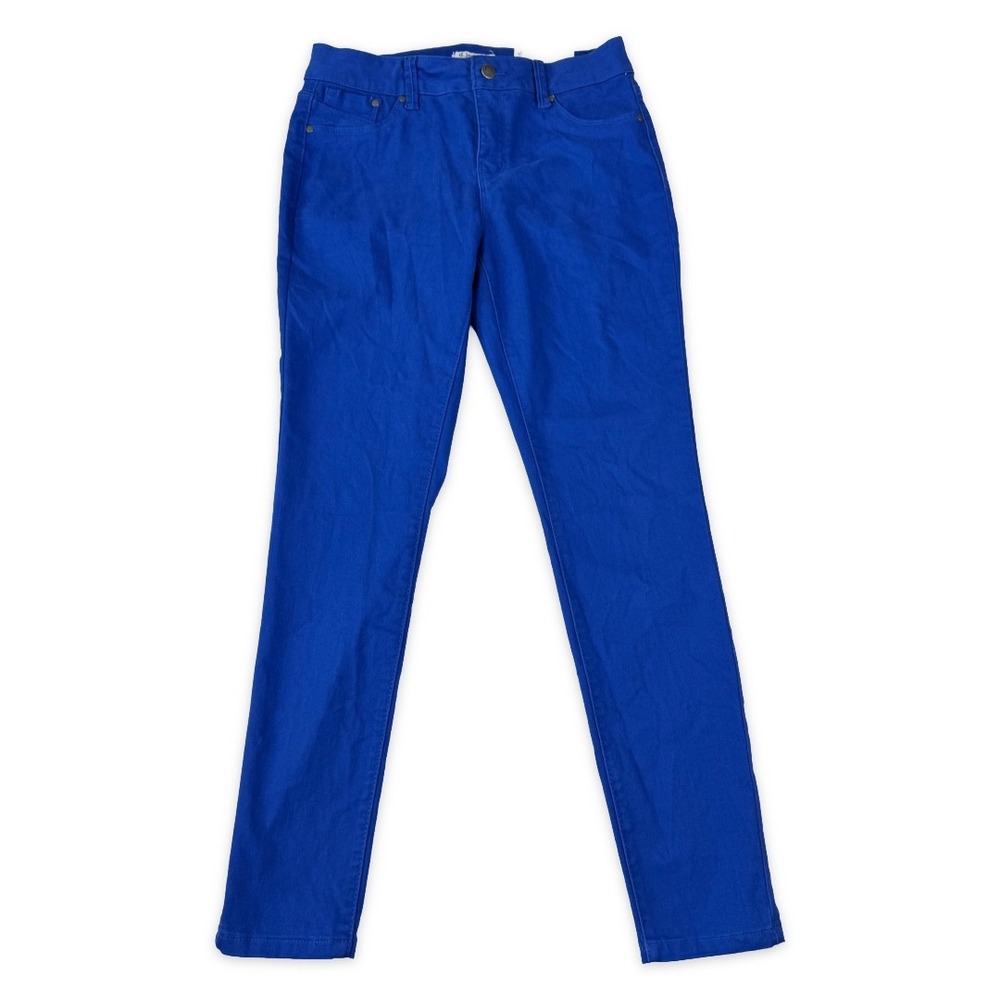 d.jeans Womens High Waist Skinny Jeans Modern Fit Cobalt Blue Size 6 NWT